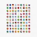 Parche Tu Nombre 1 Bandera PEQUENO