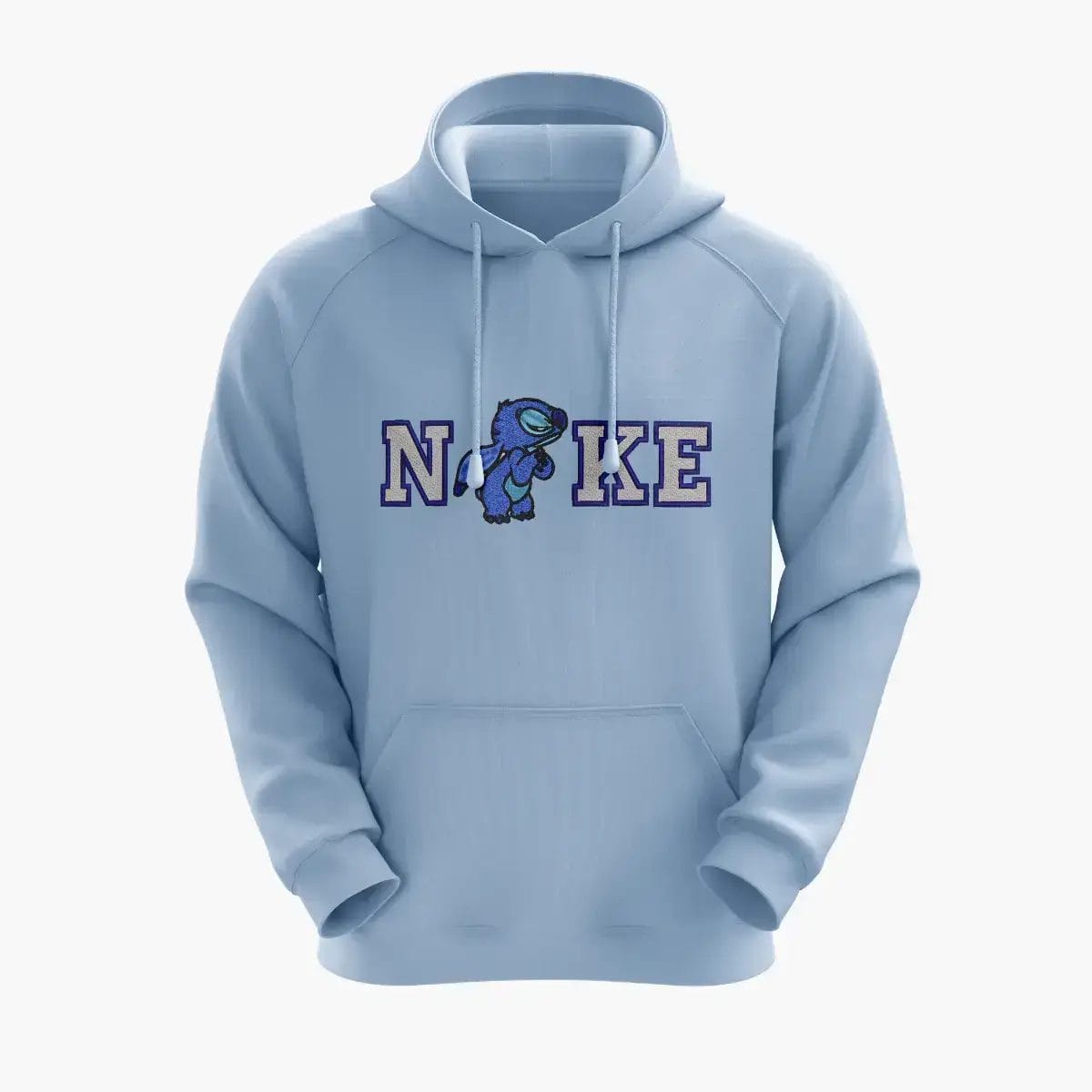 Sudadera-azul-con-logo-divertido