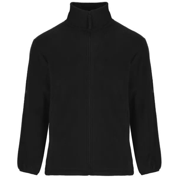 Sudadera polares cremallera cuello ARTIC NEGRO ROLY