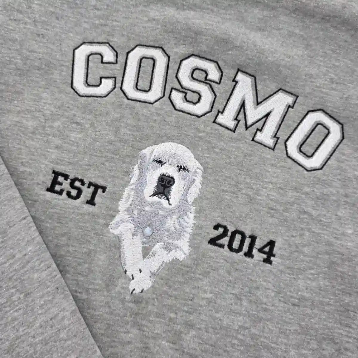 sudadera bordada mascota sanlucar