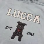 Sudadera Personalizada Bordado Mascotas Nora y Nico